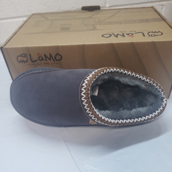 lamo slippers jules color charcoal size6-10 available - Picture 6 of 7